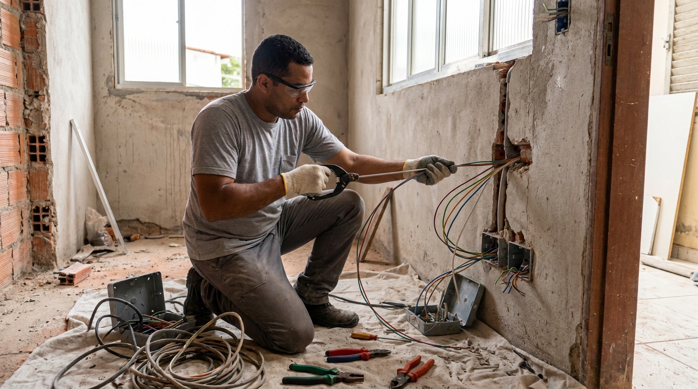 Modernizacao de fiacao eletrica em Porto Alegre‑RS